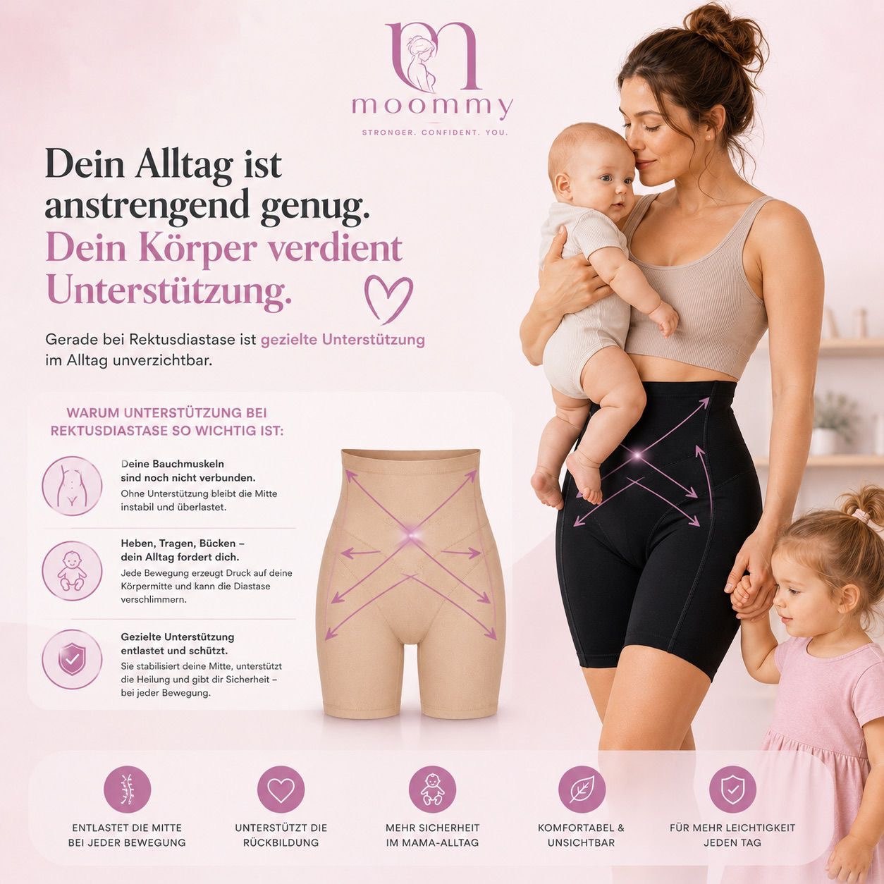 MOOMMY ☁️ Formt Taille, Bauch & Hüfte sofort