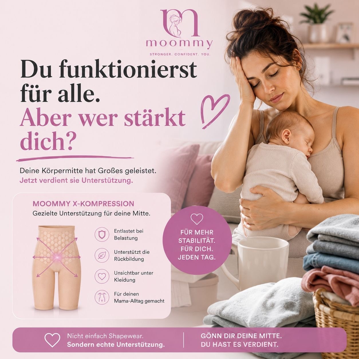 MOOMMY ☁️ Formt Taille, Bauch & Hüfte sofort